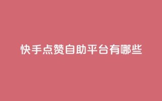 快手点赞自助平台有哪些,qq跳转快手号发卡网 - DY极速完播下单 - 安逸发卡网