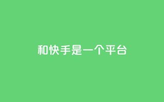 ks和快手是一个平台,快手一毛钱 - ks低价下单平台业务 - 24小时砍价助力网