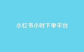 小红书24小时下单平台 - 抖音一毛100个网址