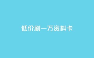 低价刷一万qq资料卡,抖音业务24小时在线下单商城 - 抖音24小时自助服务平台免费 - 快手100个秒到张