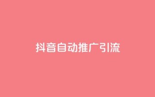 抖音自动推广引流app,抖音业务低价 - 51微信老号网 - 抖音1比1充值链接是什么