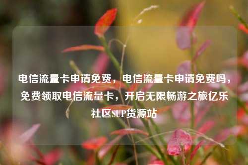 电信流量卡申请免费，电信流量卡申请免费吗，免费领取电信流量卡	，开启无限畅游之旅亿乐社区SUP货源站  第1张