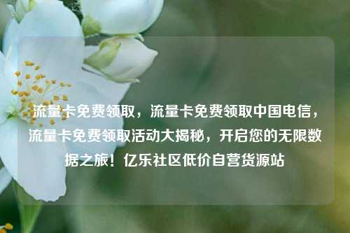 流量卡免费领取，流量卡免费领取中国电信	，流量卡免费领取活动大揭秘，开启您的无限数据之旅！亿乐社区低价自营货源站  第1张